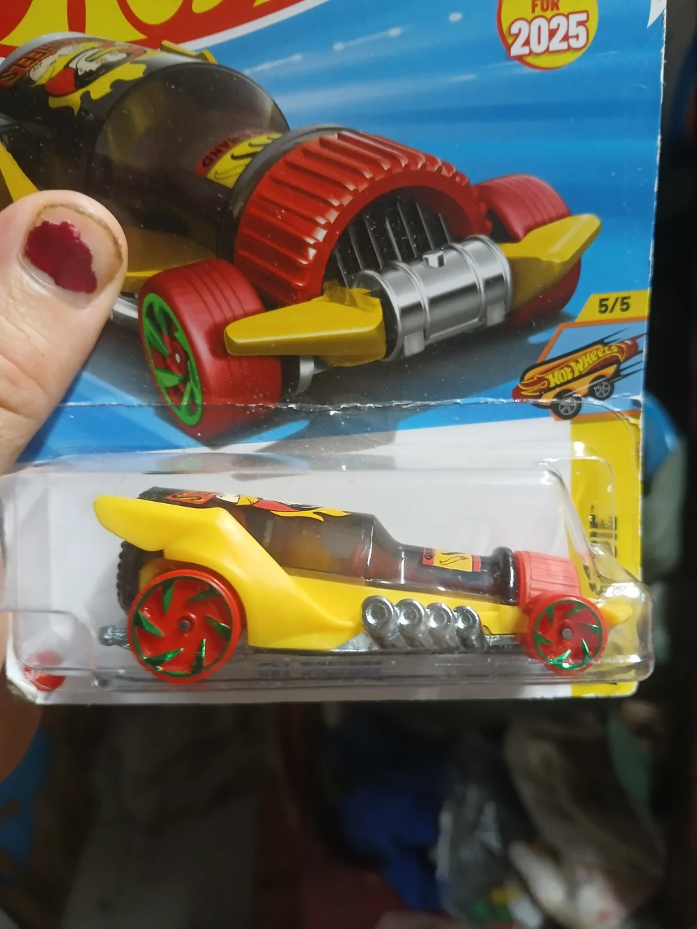 the Hot Wheengs (Model #197/250, Fast Foodie 5/5) from the 2025 Hot Wheels mainl